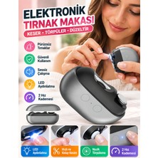 Moxti Yetişkinlere ve Manikür Yapanlar Için Elektrikli Tırnak Makası ve Törpüsü Otomatik Tırnak Makası