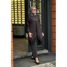 Naki & Mascara Pantolonlu Takım 67MK2122T Siyah