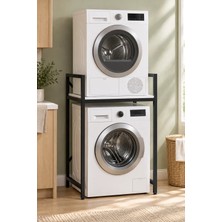 Tolia Home Çamaşır Makinası ve Kurutma Makinası Rafı Çamaşır Makinası Üstü Banyo Düzenleyici Raf