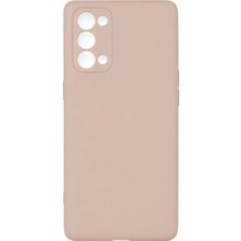 Svoria Store   Reno 5 Pro Kılıf Nano Içi Kadife Silikon - Pudra