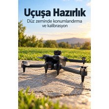 Tech Butiq Gps Özellikli Kameralı Drone Ekranlı Kumandalı Katlanır Gövde