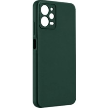 Svoria Store   Redmi Note 12 Pro 5g Nano Içi Kadife Silikon - Koyu Yeşil