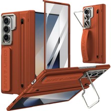 Palmira Demir Joko Samsung Galaxy Z Fold 8 Ultra Foldpro Magsafe Kapak - Kahverengi