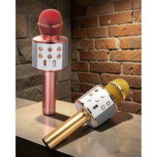 Kablosuz Karaoke Mikrofon USB ve Aux Girişli Uuczkaraokemikrofon2