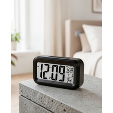 Dijital Masa Saati Aydınlatmalı Alarm ve Tarih Göstergeli