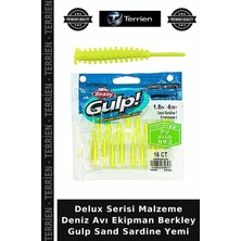 Terrien Delux Serisi Malzeme Deniz Avı Ekipman Berkley Gulp Sand Sardine Yemi