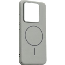 Xiaomi Mi 14T Pro Mika Pc Magsafe Kapak - Gri