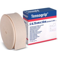 Tensogrip Tubular Bandaj Bsn Boru Bandaj 6,75CM x 10M Beyaz C Beden