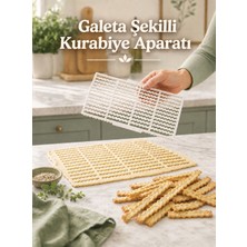 Mapple Home Galeta Kesici Kurabiye Kalıbı Çubuk Kraker Kalıbı Hamur Şekillendirici