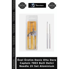 Terrien Özel Üretim Deniz Olta Dere Captain 7803 Boili Delici Needle 2li Set Alüminium