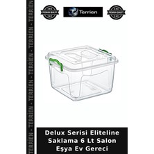 Terrien Delux Serisi Eliteline Saklama 6 Lt Salon Eşya Ev Gereci