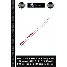 Terrien Özel Seri Balık Avı Kamış Spin Nomura NM23111524 Kanji Sw Egi Kamışı 240CM 1-35 Egi