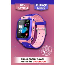 BabySmart Q12 LBS Konumlu Akıllı Çocuk Takip Saati Sim Kartlı Arama, Kameralı, Gizli Dinleme Özellikli