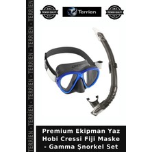Terrien Premium Ekipman Yaz Hobi Cressi Fiji Maske - Gamma Şnorkel Set