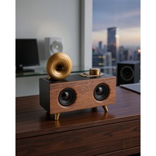 Pk Wear Nostaljik Ahşap Radyo Bluetooth ve Sd Kart Destekli UCZB6SPEKAERR4-1