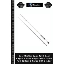Terrien Özel Üretim Spor Tatil Gezi Captain 1343 Hyper Rock Game Fuji 228CM 2 Parça Lrf 2-11GR