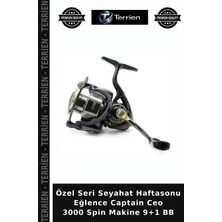 Terrien Özel Seri Seyahat Haftasonu Eğlence Captain Ceo 3000 Spin Makine 9+1 Bb