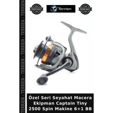 Terrien Özel Seri Seyahat Macera Ekipman Captain Tiny 2500 Spin Makine 6+1 Bb
