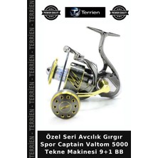 Terrien Özel Seri Avcılık Gırgır Spor Captain Valtom 5000 Tekne Makinesi 9+1 Bb