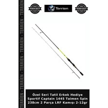 Terrien Özel Seri Tatil Erkek Hediye Sportif Captain 1445 Taimen Spin 238CM 2 Parça Lrf Kamışı 2-12GR