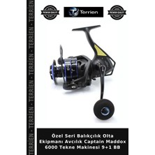 Terrien Özel Seri Balıkçılık Olta Ekipmanı Avcılık Captain Maddox 6000 Tekne Makinesi 9+1 Bb