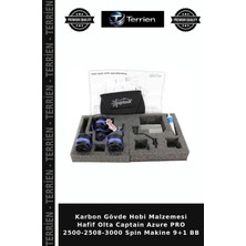 Terrien Karbon Gövde Hobi Malzemesi Hafif Olta Captain Azure Pro 2500-2508-3000 Spin Makine 9+1 Bb