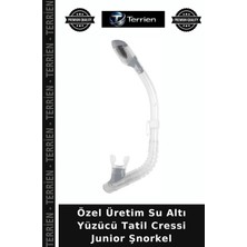 Terrien Özel Üretim Su Altı Yüzücü Tatil Cressi Junior Şnorkel