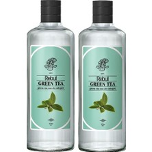 Rebul Green Tea Yeşil Çay Kolonyası 270 ml 2'li Dökme 80 Derece Ferahlatıcı Koku