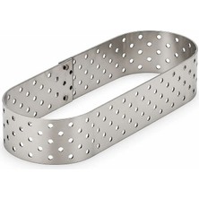 Dinç Kitchen Delikli Tart Kalıbı 14x4 cm 6lı Set Oval-6 ad-14x4x2 cm