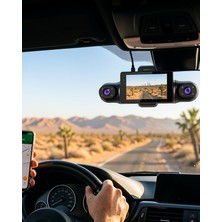 Aparim Araç Içi Kamera Wifi Destekli 170° Geniş Açılı 1080P Full Hd