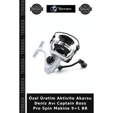 Terrien Özel Üretim Aktivite Akarsu Deniz Avı Captain Boss Pro Spin Makine 9+1 Bb
