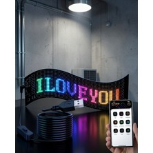 Aparim Esnek LED Yazı Paneli 60 cm Rgb Programlanabilir UCZZZLEDMATRİX60CM-3