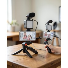 Aparim Mini Tripod + Mikrofonlu Telefon Tutucu UUCZZZAY49KAMERATELEFONTUTUCU1