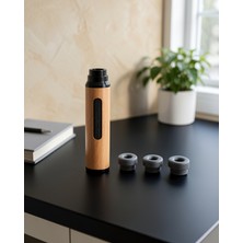 Aparim Mini Ahşap Görünümlü Küllük 3 Uç Seçeneği Uczzkültutucu-5