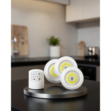Aparim 3'lü Spot LED Aydınlatma Uzaktan Kumandalı UCZ3LÜLAMBA-6