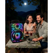 Aparim Taşınabilir Bluetooth Hoparlör Rgb Işıklı Karaoke Sistemi UCZZZLF3880HOPARLÖR-3