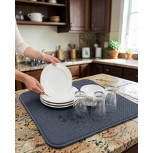 Aparim Bulaşık Kurutma Matı Geniş Yüzeyli Mikrofiber Uczzbulaşıkmatı-3