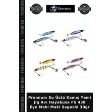 Terrien Premium Su Üstü Kamış Yemi Jig Avı Hayabusa Fs 438 Eye Maki Maki Sagoshi 30GR