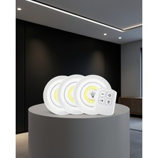 Aparim Kablosuz Uzaktan Kumandalı 3 Lü LED Spot Lamba XUCZ3LÜLAMBA-5