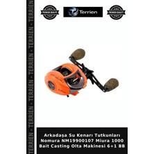 Terrien Arkadaşa Su Kenarı Tutkunları Nomura NM19900107 Miura 1000 Bait Casting Olta Makinesi 6+1 Bb