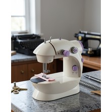 Aparim Mini Dikiş Makinesi Ayarlanabilir Hız Işıklı Uczzzprodikişmakinesi-4