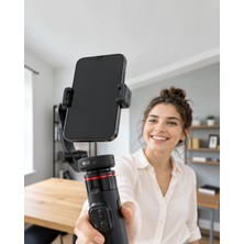 Aparim Aı Akıllı Takipli Gimbal Selfie Stick 360° Bluetooth Kumandalı UCZZPDC22GİMBEL-3