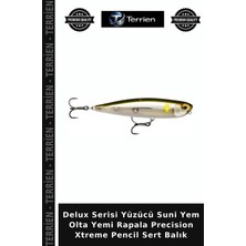 Terrien Delux Serisi Yüzücü Suni Yem Olta Yemi Rapala Precision Xtreme Pencil Sert Balık