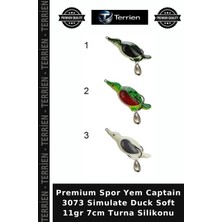 Terrien Premium Spor Yem Captain 3073 Simulate Duck Soft 11GR 7cm Turna Silikonu