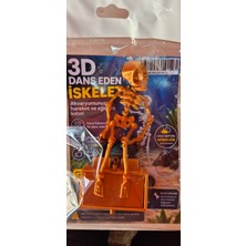 Hobihanem 3D Dans Eden Iskelet (Koyu Altın Sarısı)