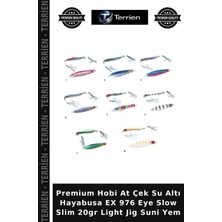 Terrien Premium Hobi At Çek Su Altı Hayabusa Ex 976 Eye Slow Slim 20GR Light Jig Suni Yem