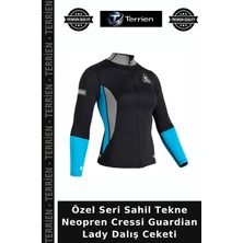 Terrien Özel Seri Sahil Tekne Neopren Cressi Guardian Lady Dalış Ceketi