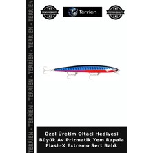 Terrien Özel Üretim Oltaci Hediyesi Büyük Av Prizmatik Yem Rapala Flash-X Extremo Sert Balık