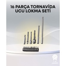 Aparim Metal Gövdeli 16LI Bits Seti Çok Fonksiyonlu Tamir Aleti