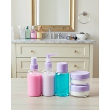 Aparim 5 Parça Şeffaf Seyahat Kozmetik Seti 30 ml